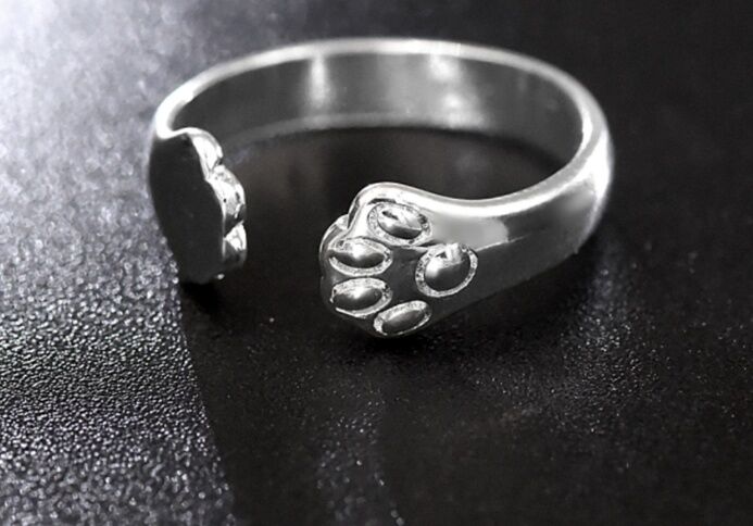 Bague Pattes Chat