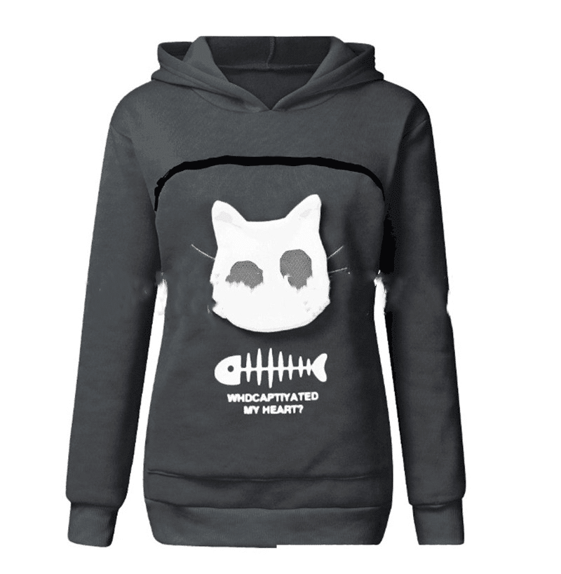 sweat porte chat