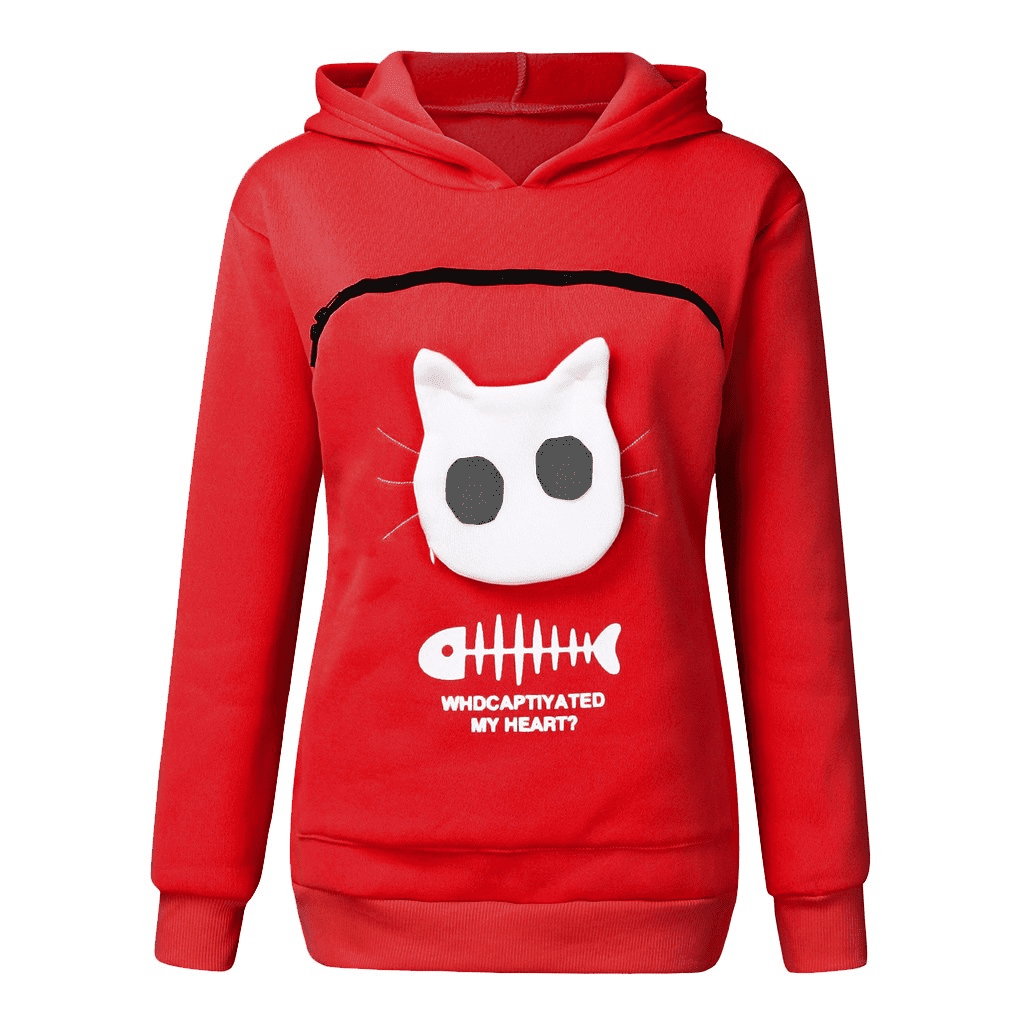 sweat porte chat