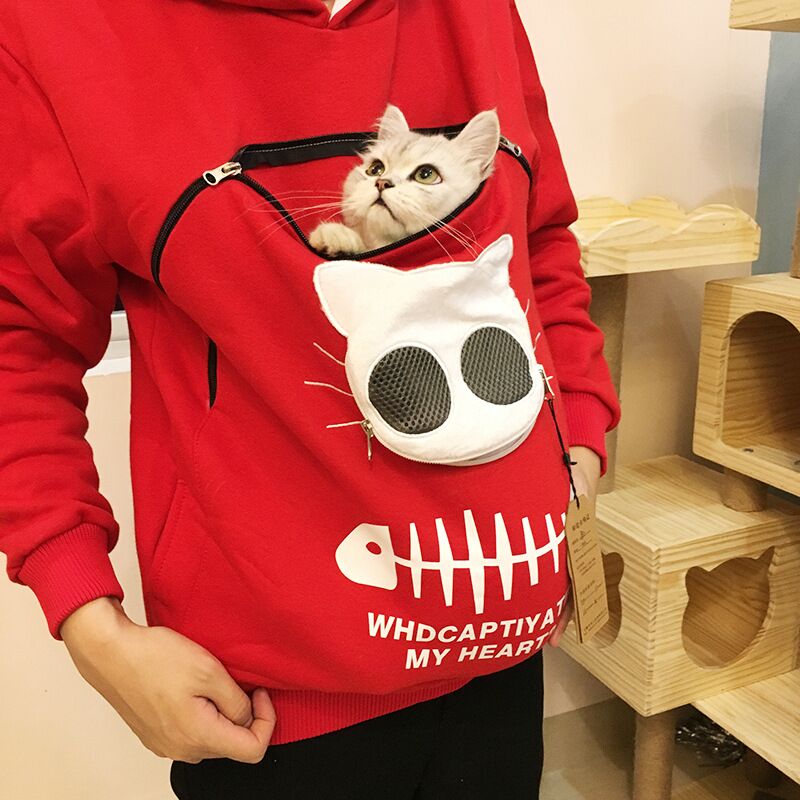 sweat porte chat