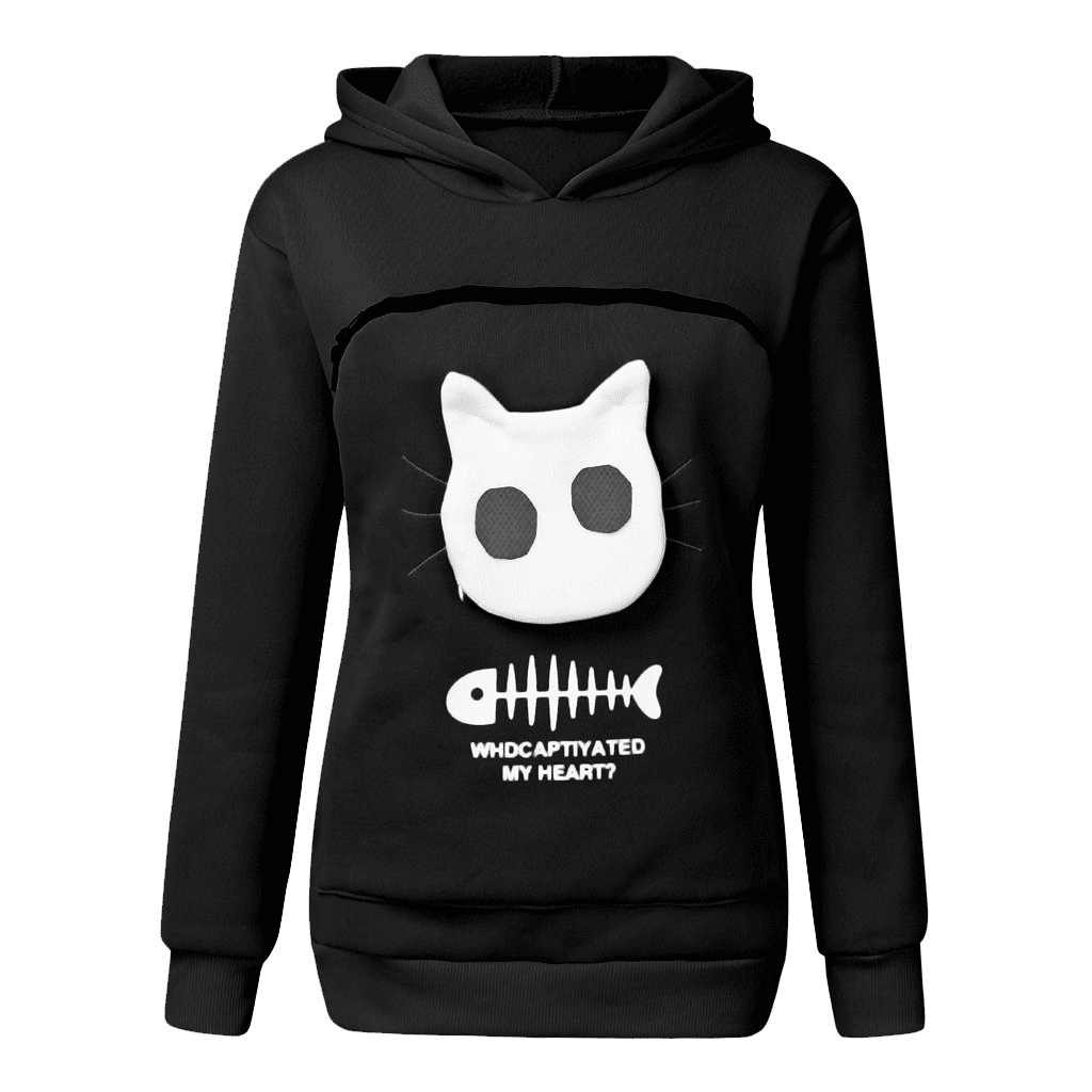 sweat porte chat
