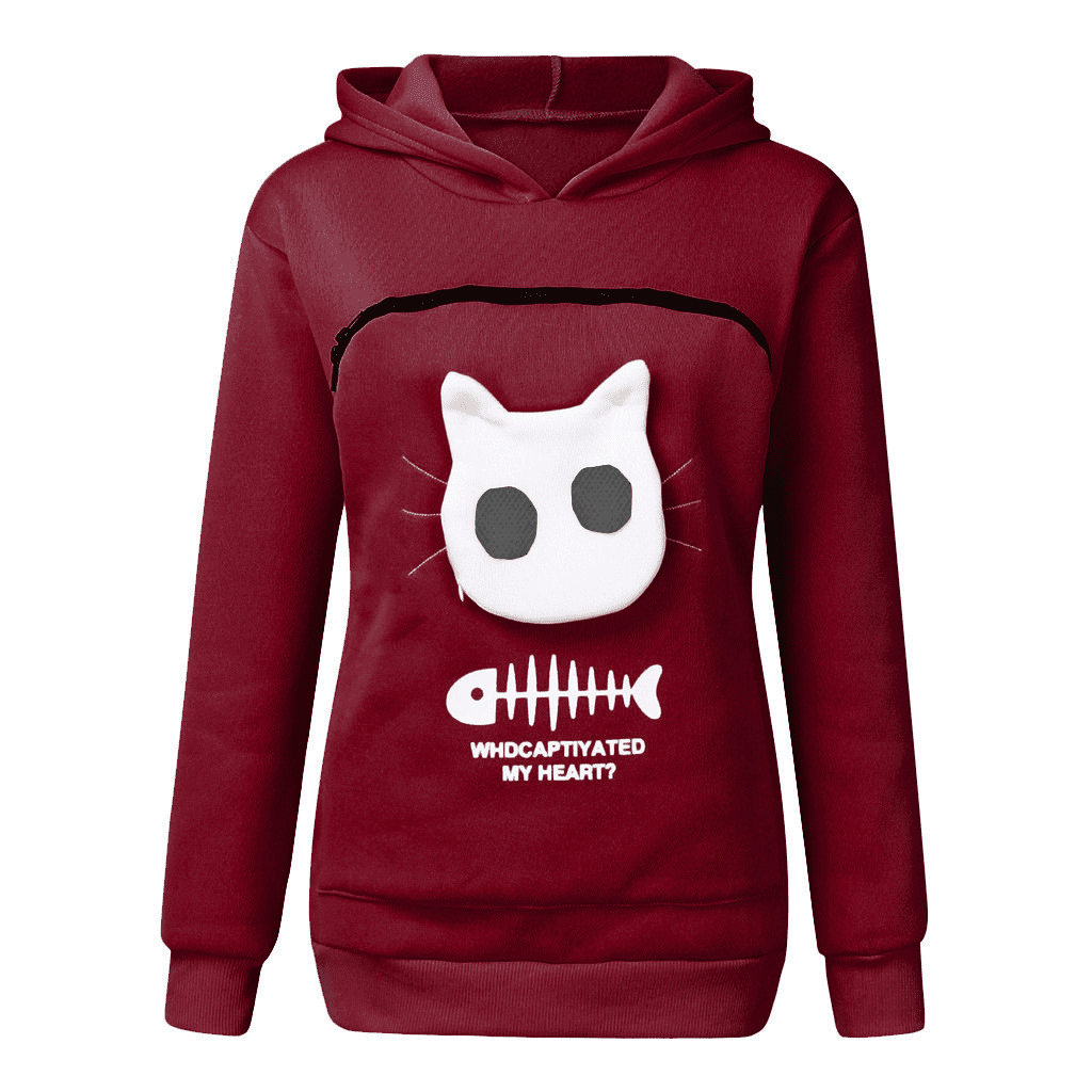 sweat porte chat