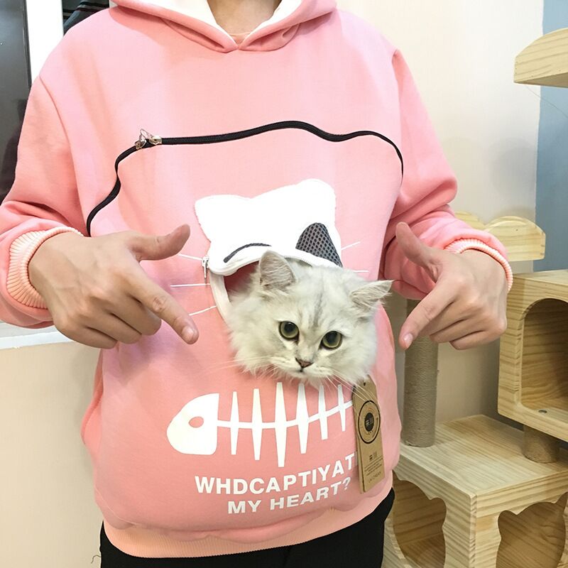 sweat porte chat