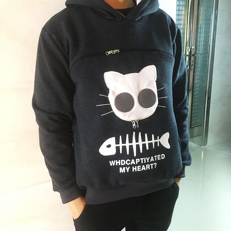 sweat porte chat