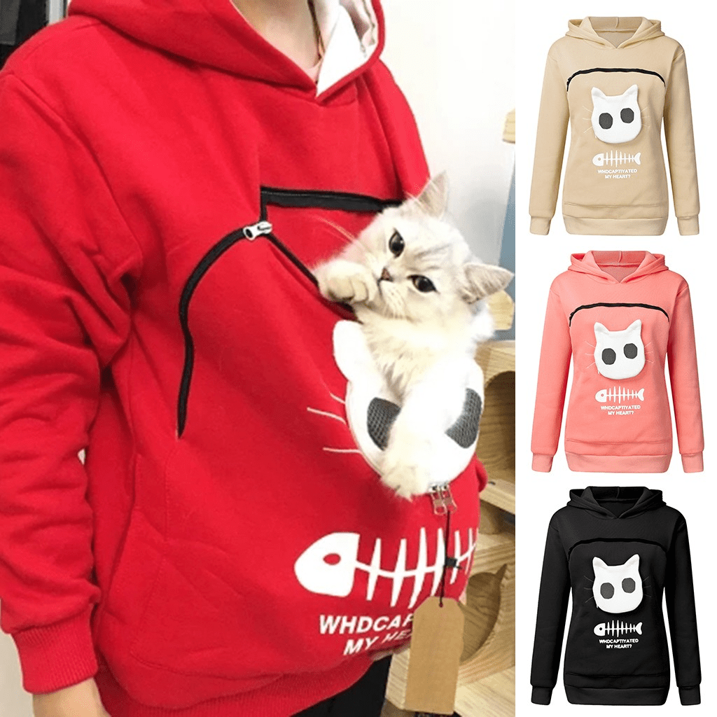 sweat porte chat