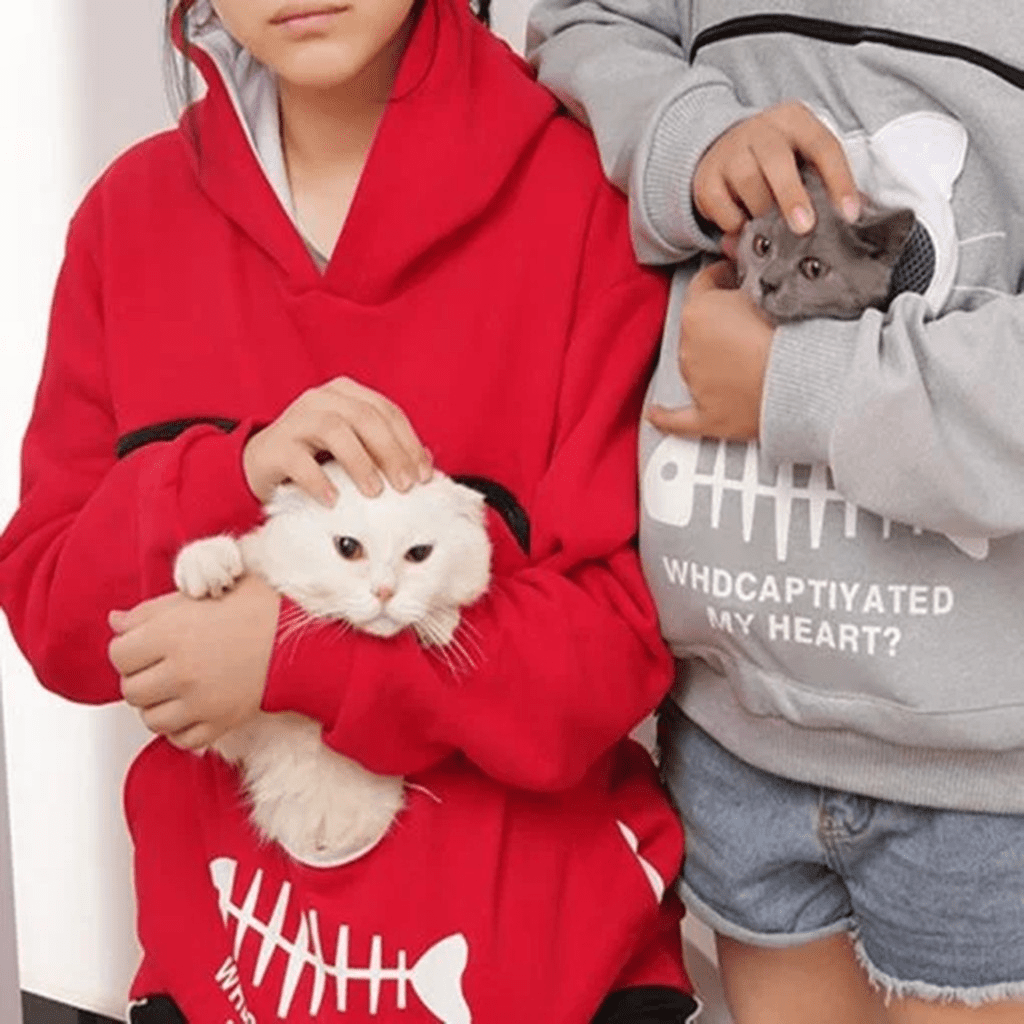sweat porte chat